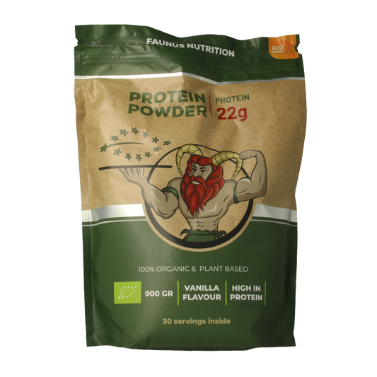 Faunus Nutrition Proteine gefermenteerd vanille bio 900 Gram