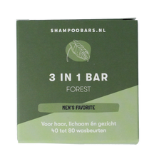 Shampoobars 3-in-1 Bar forest 60 Gram