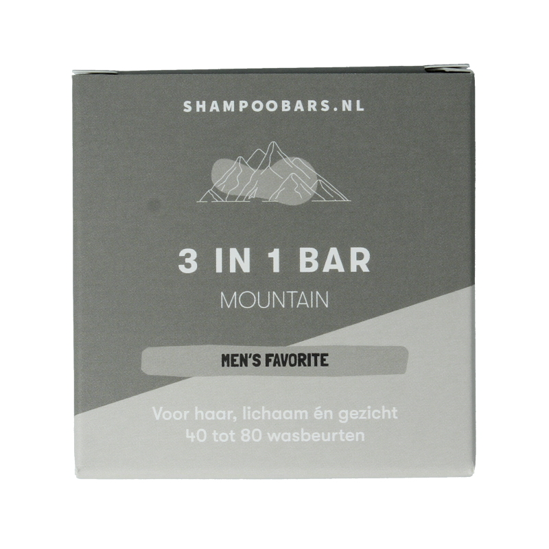 Shampoobars 3-in-1 Bar mountain 60 Gram