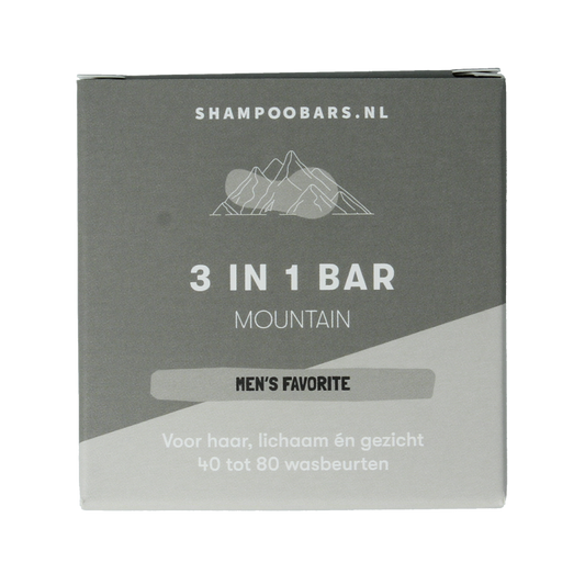 Shampoobars 3-in-1 Bar mountain 60 Gram