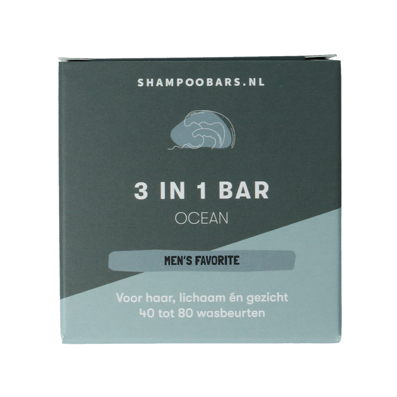 Shampoobars 3-in-1 Bar ocean 60 Gram