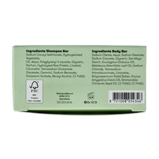 Shampoobars Mini shampoo & body bar aloe vera & komkommer 20 Gram