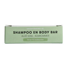 Shampoobars Mini shampoo & body bar aloe vera & komkommer 20 Gram
