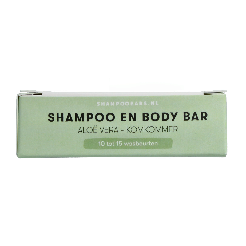 Shampoobars Mini shampoo & body bar aloe vera & komkommer 20 Gram