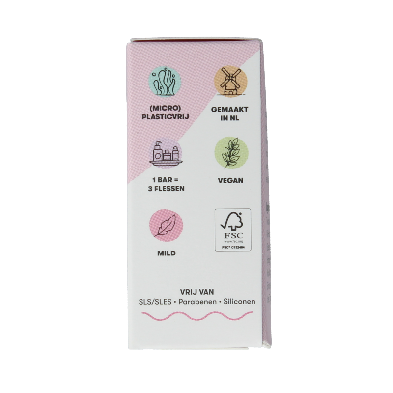 Shampoobars Body lotion bar rozenblaadjes 45 Gram