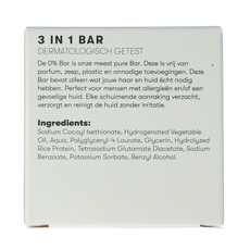 Shampoobars Bar 0%  3-in-1 neutraal 60 Gram