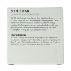 Shampoobars Bar 0%  3-in-1 neutraal 60.00 Gram