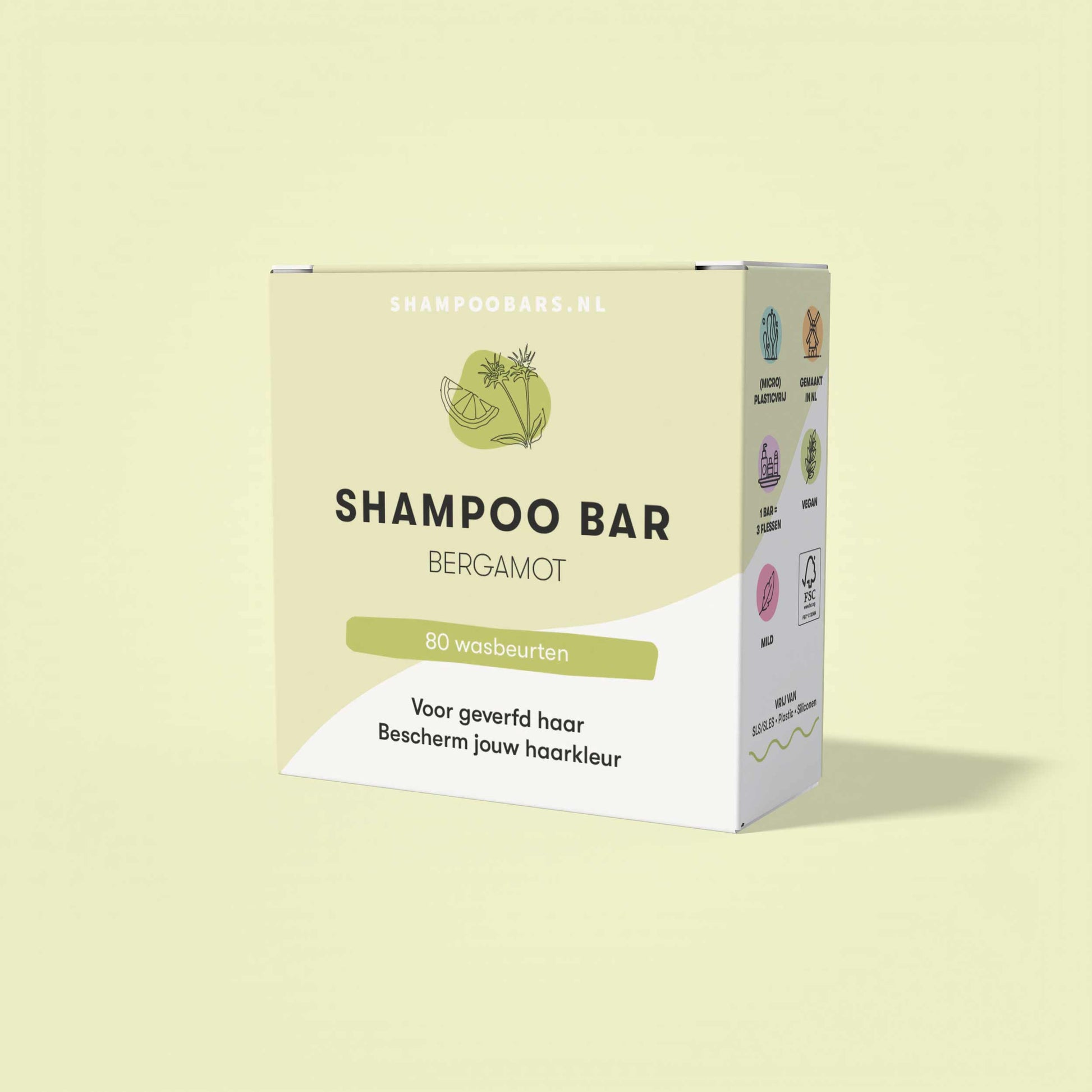 Shampoobars Shampoo bar bergamot 60 Gram