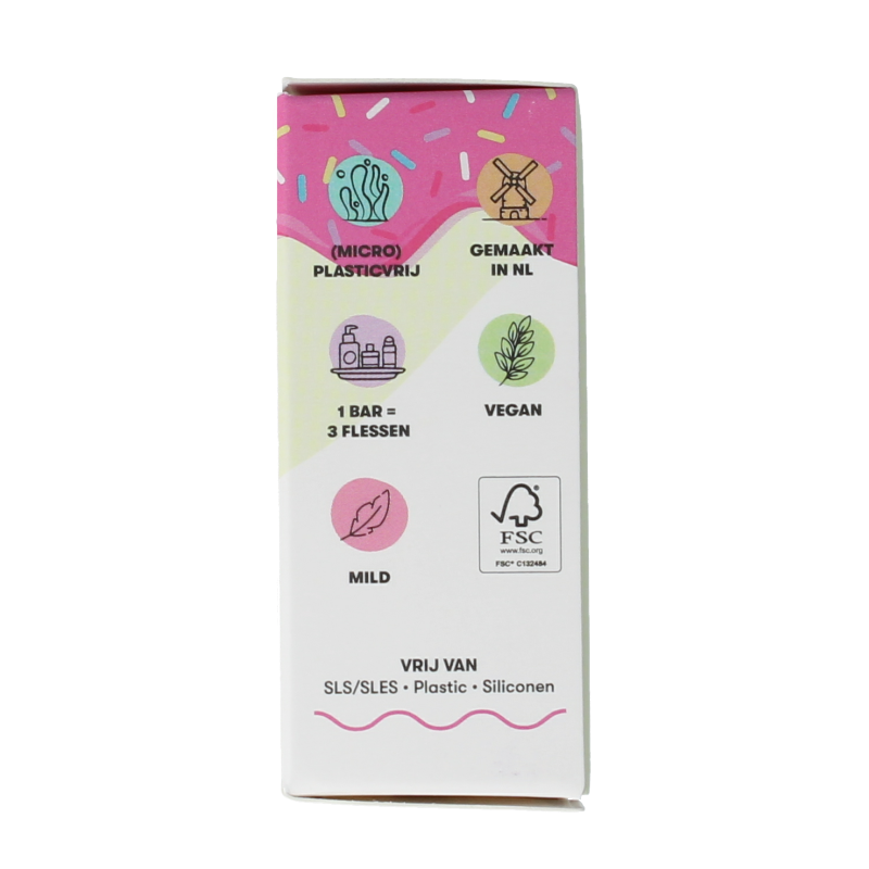 Shampoobars 3 in 1 bar birthday cake 60 Gram