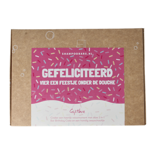 Shampoobars Giftbox gefeliciteerd 1 Set