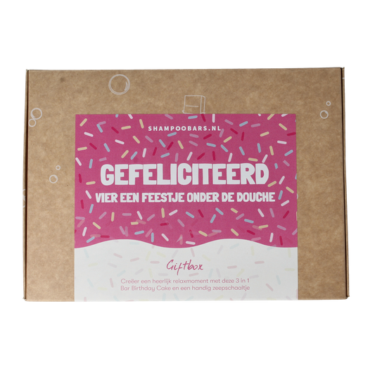 Shampoobars Giftbox gefeliciteerd 1.00 Set
