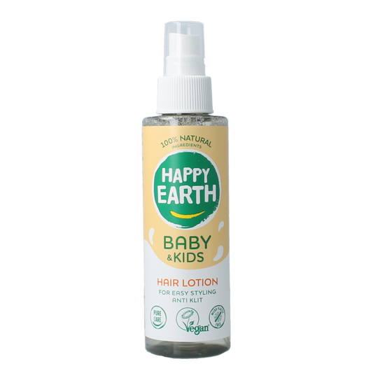 Happy Earth Hairlotion voor baby & kids 150 Milliliter