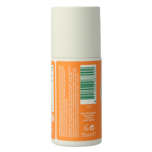 Happy Earth Pure deo roll-on rose petitgrain 75 Milliliter