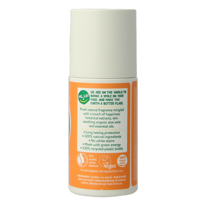 Happy Earth Pure deo roll-on rose petitgrain 75.00 Milliliter