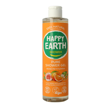 Happy Earth Pure showergel rose petitgrain 300.00 Milliliter