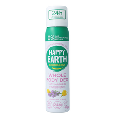 Happy Earth Deodorant bodyspray lavender ylang 100 Milliliter