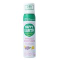 Happy Earth Deodorant bodyspray lavender ylang 100 Milliliter