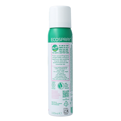 Happy Earth Deodorant bodyspray lavender ylang 100.00 Milliliter
