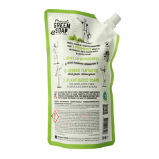 Marcel's Green Soap Afwasmiddel basilicum & vertivert gras navulling 500.00 Milliliter