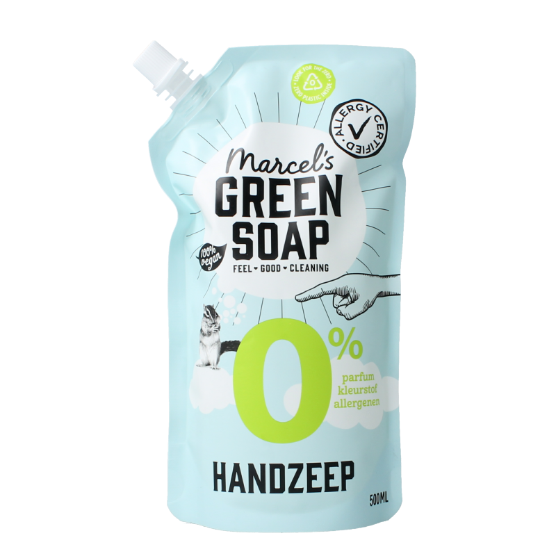 Marcel's Green Soap Handzeep 0% navulling 500 Milliliter