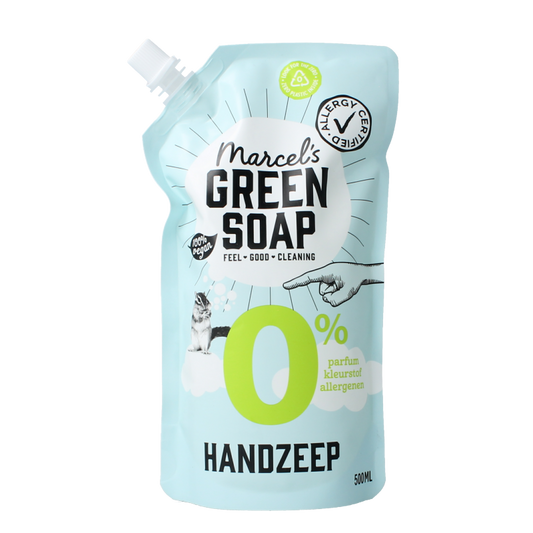 Marcel's Green Soap Handzeep 0% navulling 500 Milliliter
