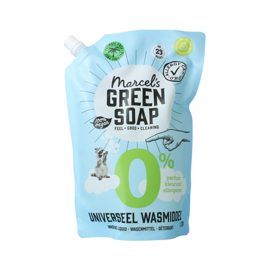Marcel's Green Soap Wasmiddel universeel 0% navul 1 Liter