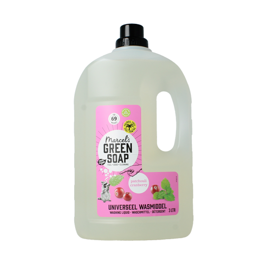 Marcel's Green Soap Wasmiddel universeel patchouli & cranberry 3 Liter
