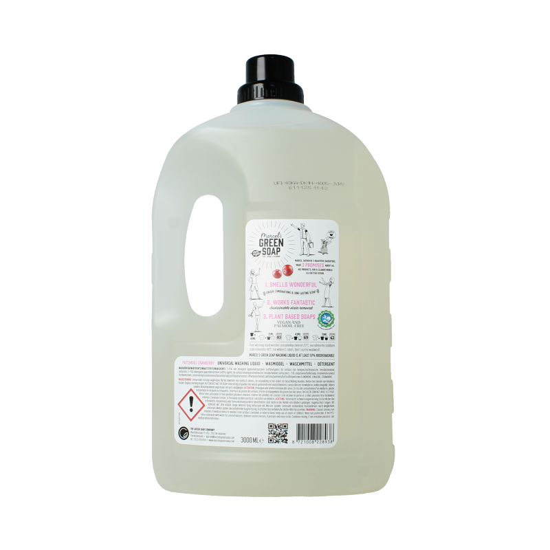 Marcel's Green Soap Wasmiddel universeel patchouli & cranberry 3 Liter