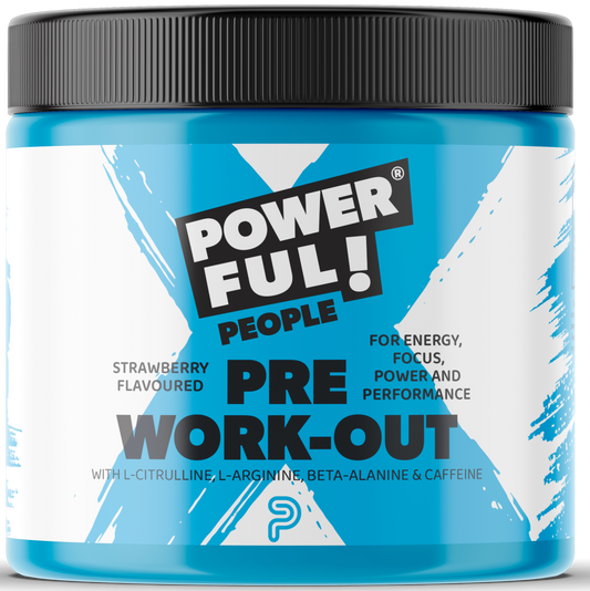 Powerful People  Pre work-out strawberry 250.00 Gram
