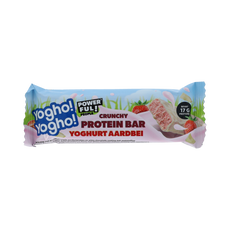 Powerful People  Crunchy Proteine Bar Yoghurt Aardbei 55.00 Gram