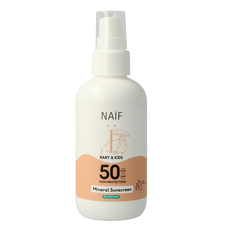 Naif Zon baby & kids spray parfumvrij SPF50 100 Milliliter