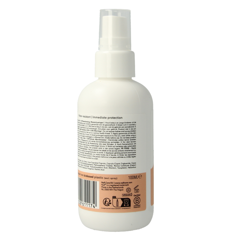 Naif Zon baby & kids spray parfumvrij SPF50 100 Milliliter