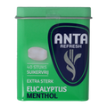 Anta Refresh eucalyptus menthol extra sterk suikervrij 72 Gram