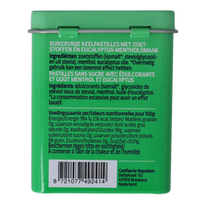 Anta Refresh eucalyptus menthol extra sterk suikervrij 72 Gram