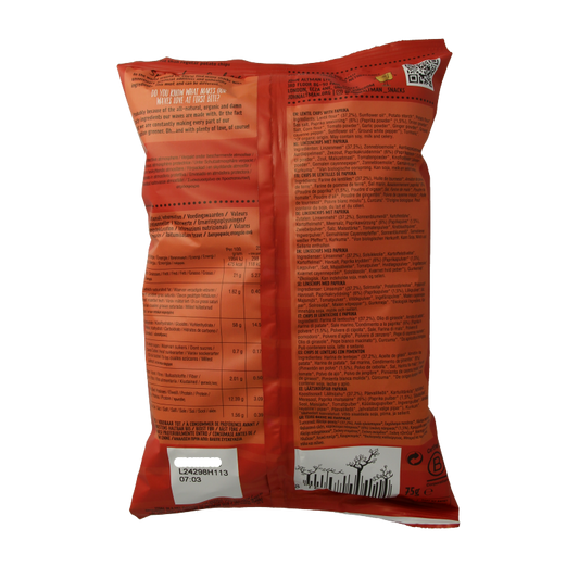John Altman Linzen chips paprika bio 75 Gram