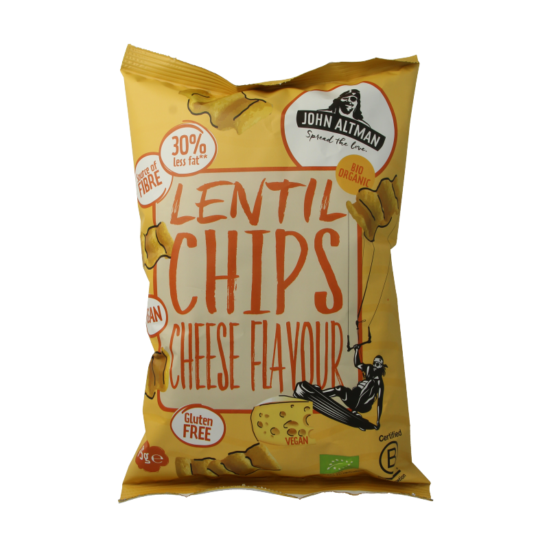 John Altman Linzen chips vegan cheese bio 75 Gram