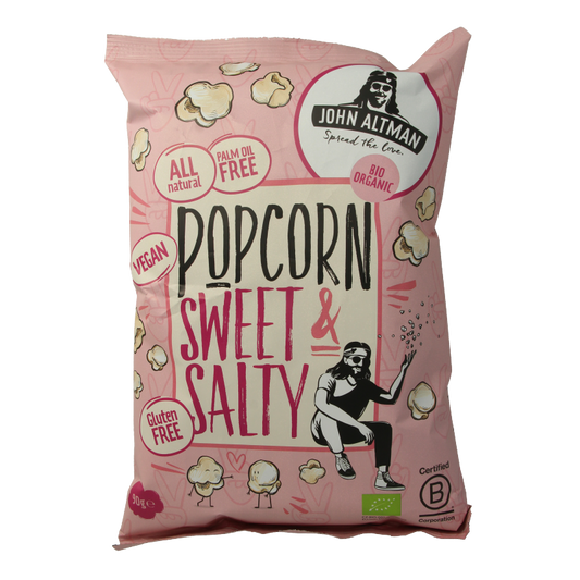 John Altman Popcorn sweet & salty bio 90 Gram