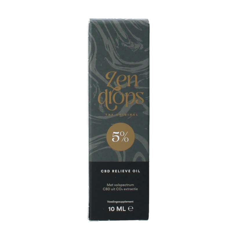 Zendrops CBD relieve oil original 5% 10 Milliliter