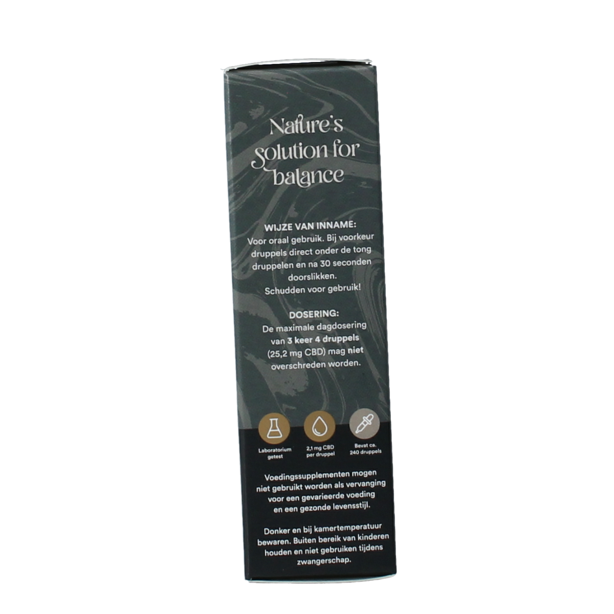 Zendrops CBD olie 5% hennepzaadolie 10.00 Milliliter