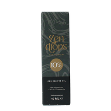 Zendrops CBD olie 10% hennepzaadolie 10.00 Milliliter