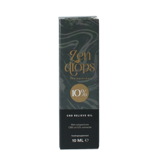 Zendrops CBD olie 10% hennepzaadolie 10.00 Milliliter