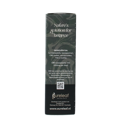 Zendrops CBD olie paarden 10% hennepzaadolie 10.00 Milliliter