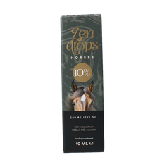 Zendrops CBD olie paarden 10% hennepzaadolie 10.00 Milliliter