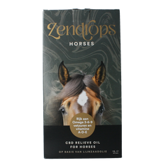Zendrops CBD olie paarden Lijnzaadolie 1.00 Liter