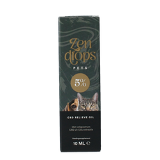 Zendrops CBD olie huisdieren 5% 10.00 Milliliter