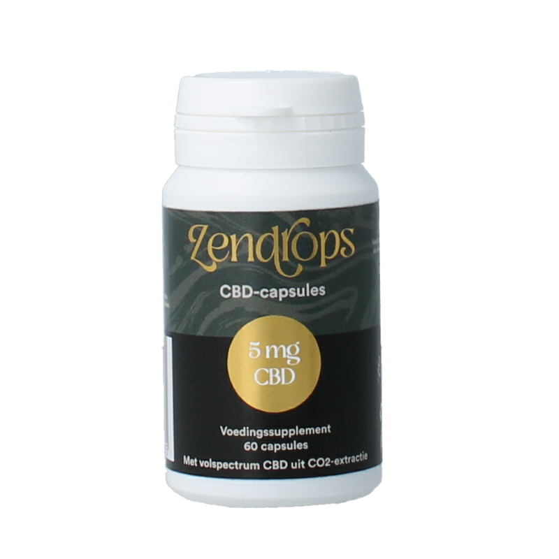 Zendrops CBD capsules 5mg 60 Softgels