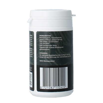 Zendrops CBD capsules 10mg hennepzaadolie 60.00 Capsules