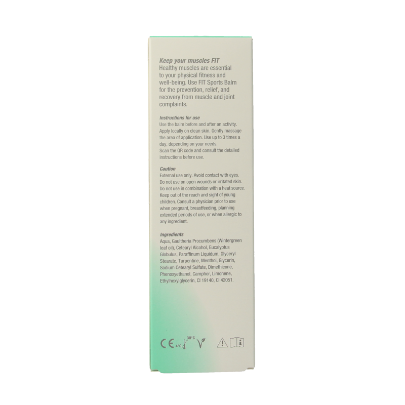 F.I.T Muscle care  Sportsbalm tube 100 Milliliter