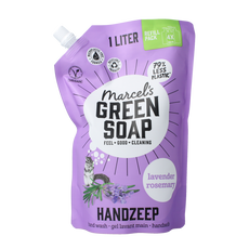 Marcel's Green Soap Handzeep lavendel & rosemarijn navulling 1.00 Liter