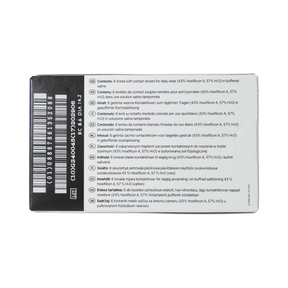 Eyefresh Eye Fresh maandlenzen 6-pack -4.00 6.00 Stuks